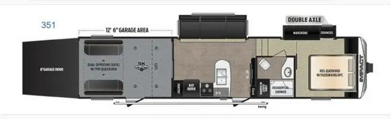 2017 Keystone Impact 351
