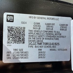 2024 GMC Savana LT 3500