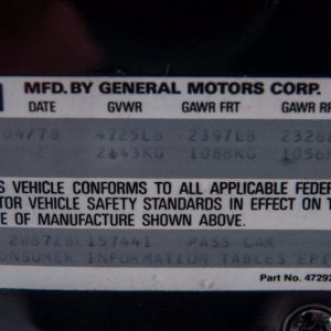 1978 Pontiac Trans Am Macho