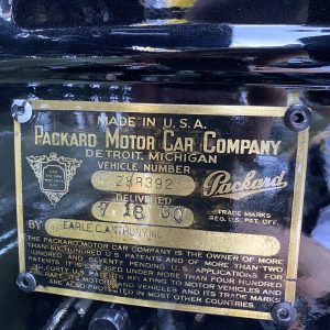 1930 Packard 733 Club Sedan