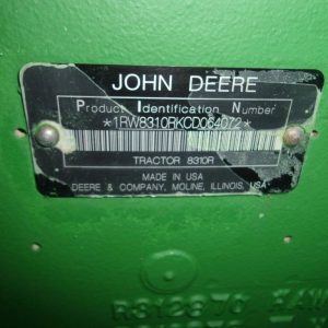 2013 JOHN DEERE 8310R