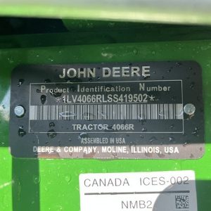 2025 John Deere Tractors 4066R