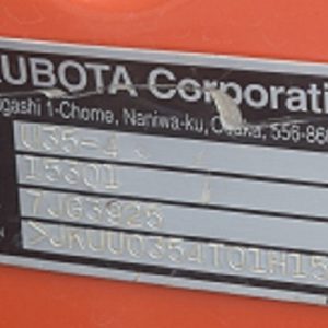 2018 KUBOTA Excavators U35-4