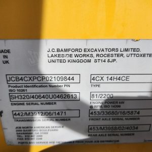 2013 JCB Backhoe Loader 4CX ECO