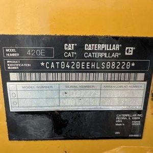 2008 CATERPILLAR Backhoe Loader 420E